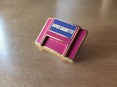 Super Cassette enamel pin